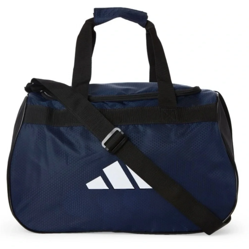 adidas Power Gym Small Hex Duffel Duffle Sport travel Bag black navy 5160735